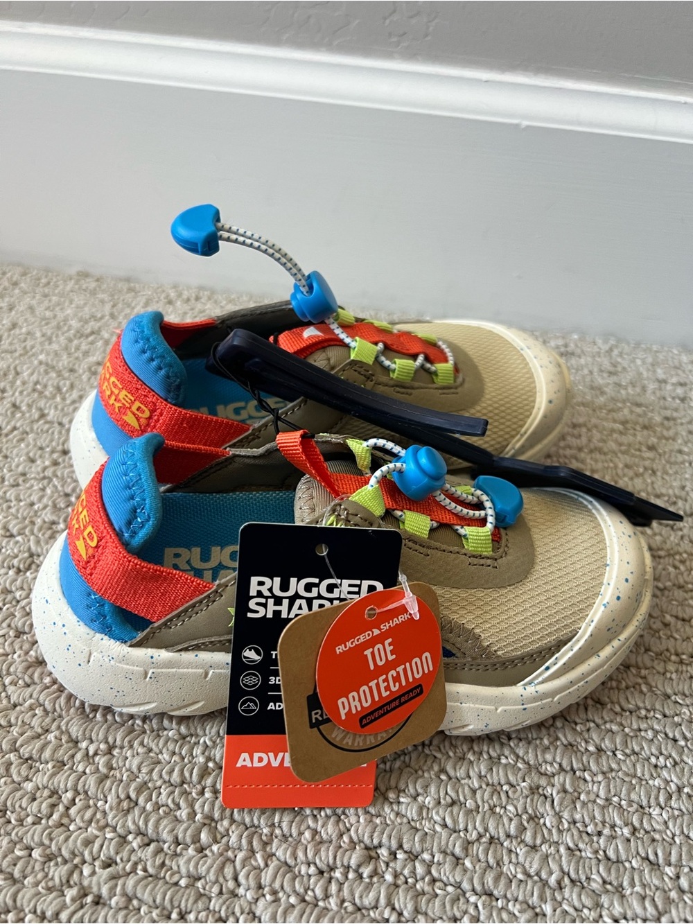 Rugged Shark Toddler Boys Trek Sandal (size 10) NWT $15 - Picture 3 of 5